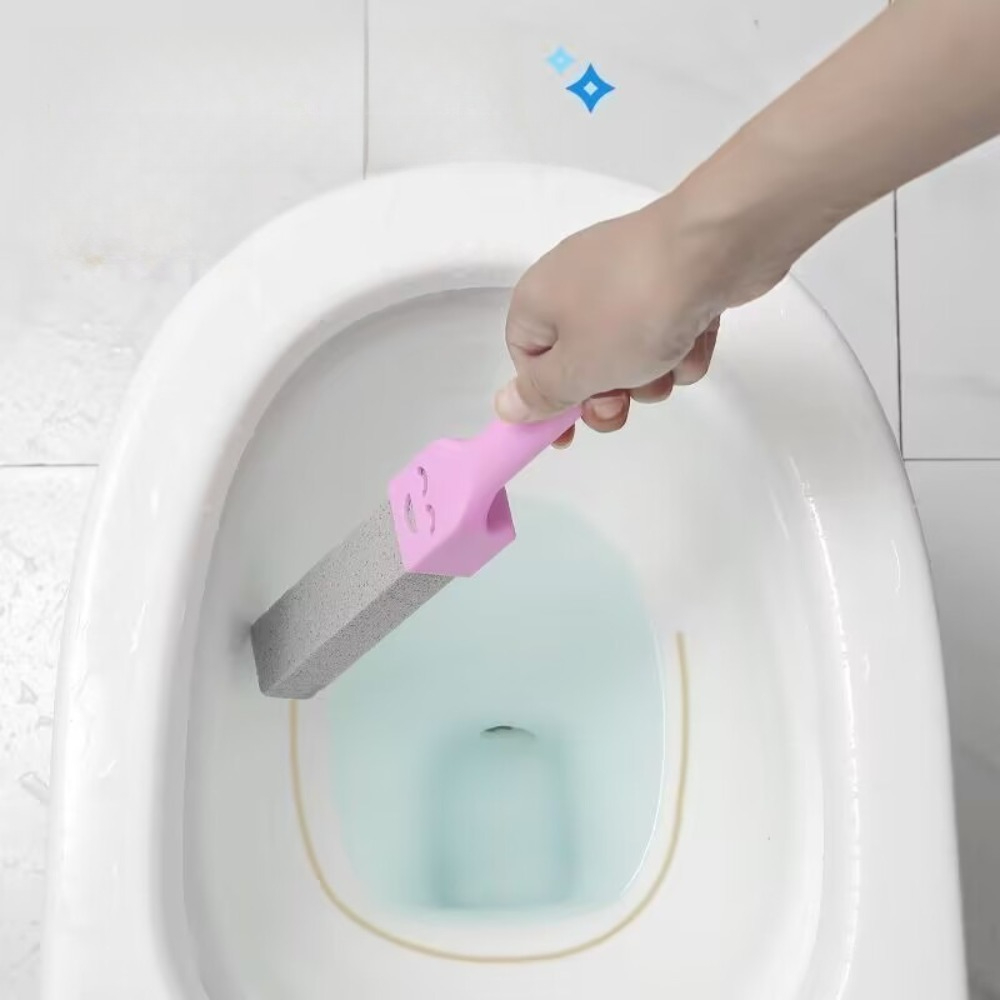 Pumice toilet brush cleaning stick - perfect for cleaning all corners of the bathroom, highly effective in removing urine stains, scale and water level marks. Ideal for cleaning the toilet.