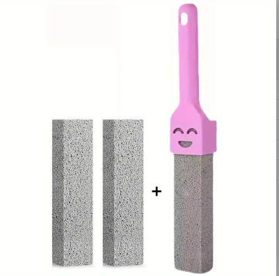 Pumice toilet brush cleaning stick - perfect for cleaning all corners of the bathroom, highly effective in removing urine stains, scale and water level marks. Ideal for cleaning the toilet.