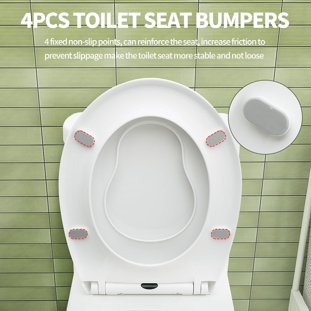 1pc U Shape Toilet Seat with with Built-In Potty Training Seat, for Family, Slow Close, Easy Clean, Suitable Standard Elongated or Oval Toilet Lid, Plastic, White