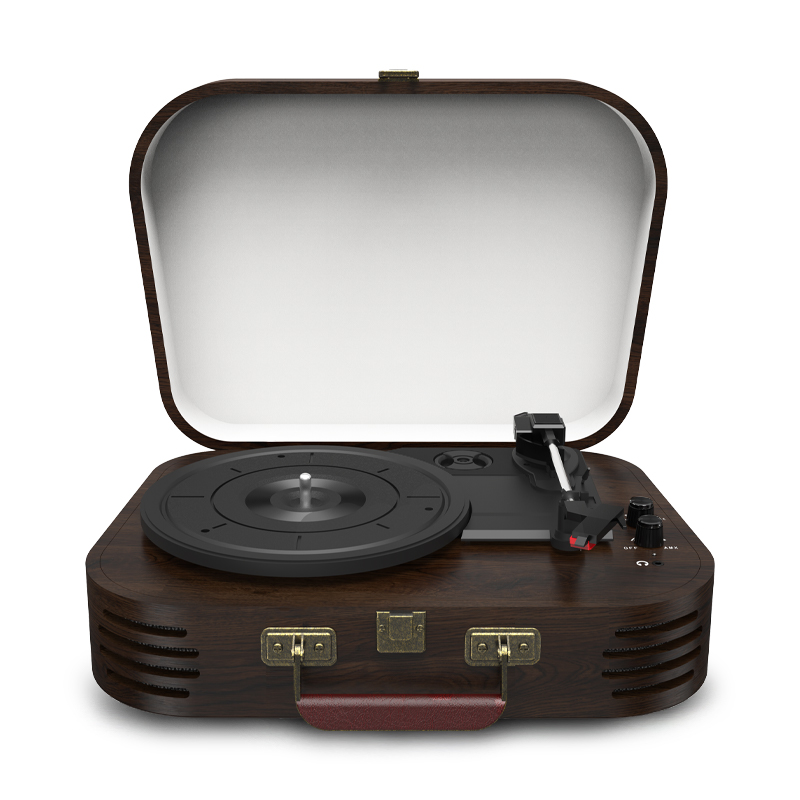 A3 Turntable - 2 Spkrs - 3-Speed - BT Speaker - USB - AUX - RCA