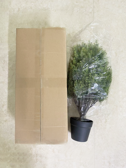 Green plants decorative ornaments bonsai pot Simulation round tree type factory manufacture