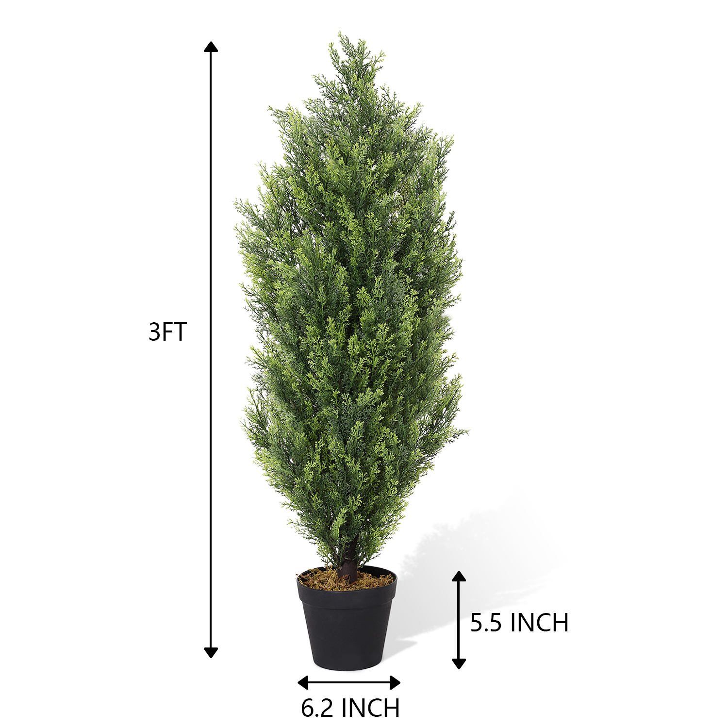 Plant Potted Greenery for Home Garden Decoration Artificial Plant UV Resistant Topiary Bonsai
