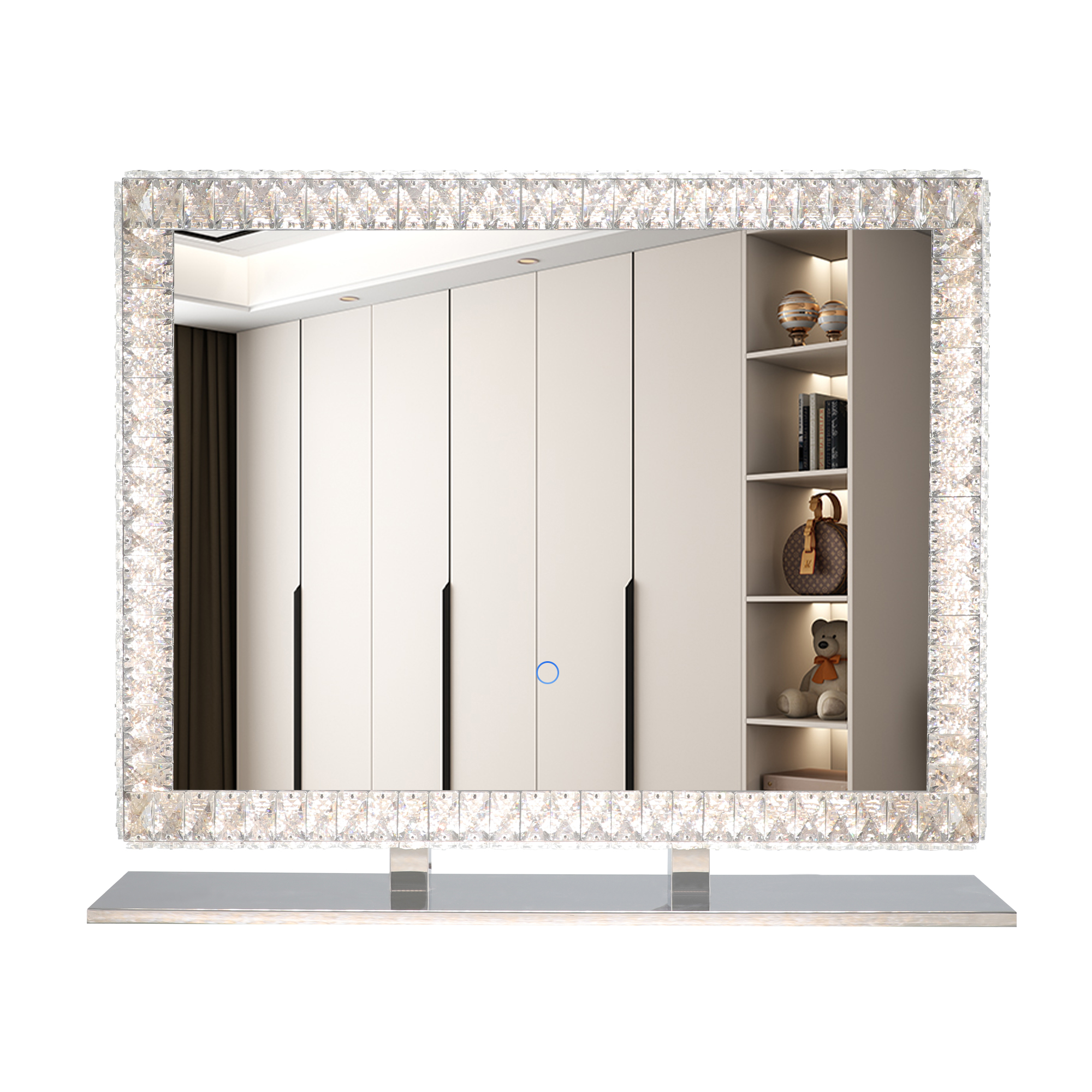 LED Vanity Mirror with Touch ON/Off Dimmer