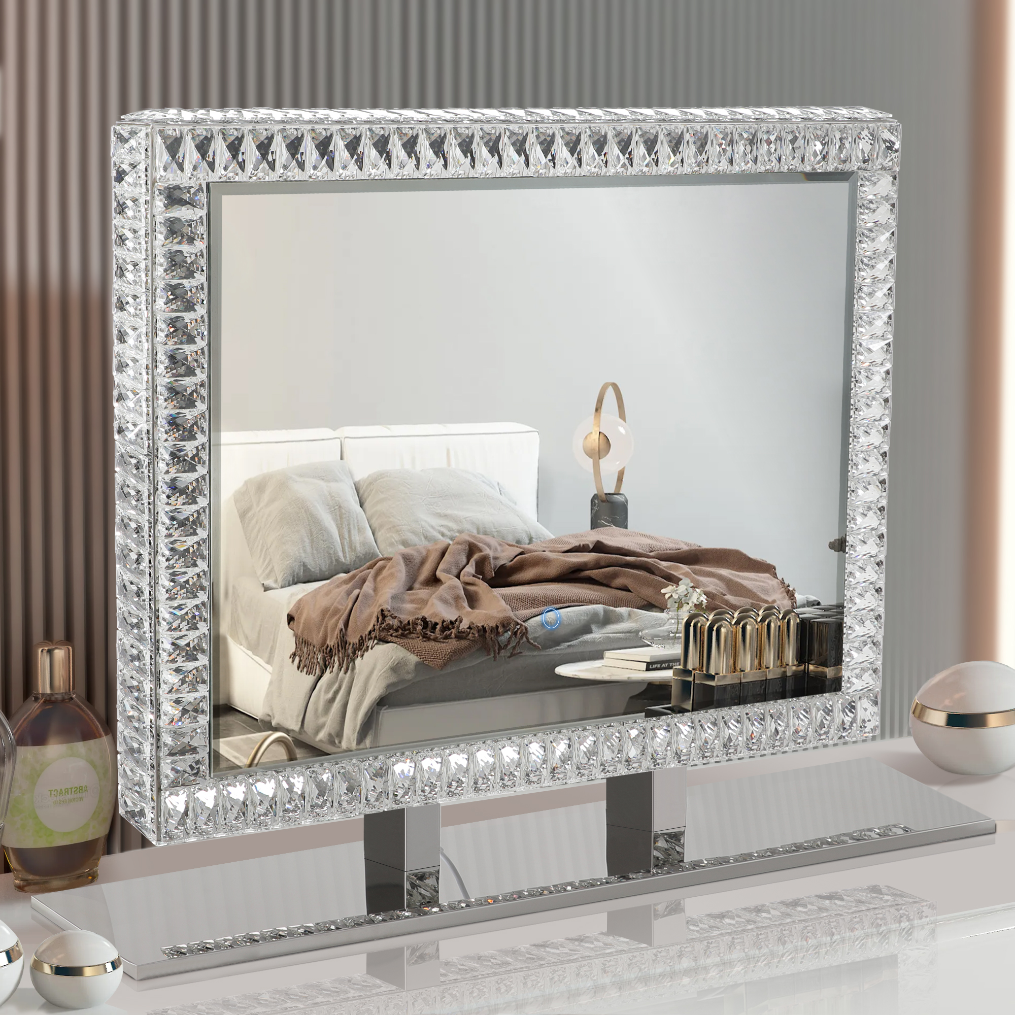 LED Vanity Mirror with Touch ON/Off Dimmer
