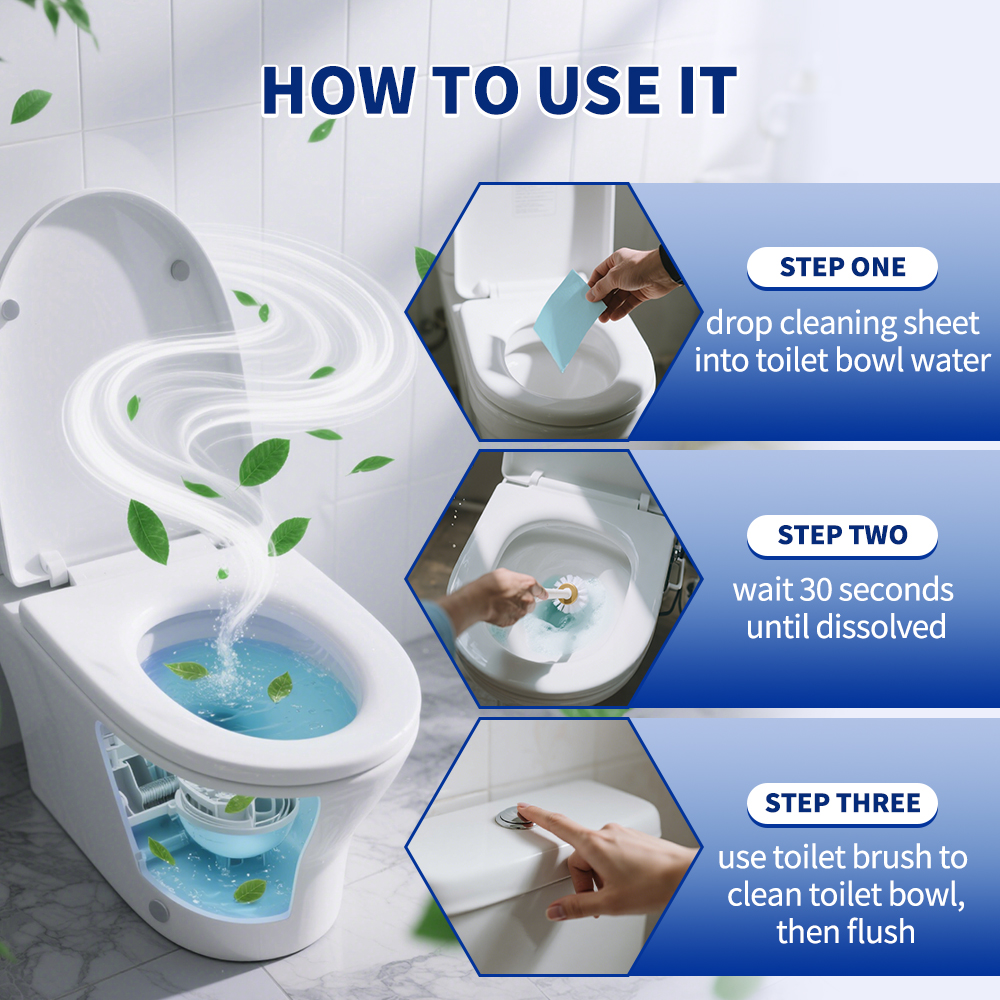 Efficient cleaning tablets - Multi purpose home cleaning agent - Suitable for washing machines/kitchens/bathrooms - Clean and descaling, fresh and odorless