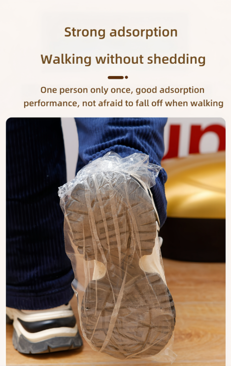 Automatic Shoe Cover dispenser - "Slip-Resistant Shoe Cover Disposable" for safe indoor environments, available in two styles of white and silver, fits all sizes，and two rolls of shoe film, which is more affordable