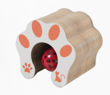 Accordion-style Cat Scratching Board: A magical, foldable toy made of corrugated cardboard that doesn’t shed. Perfect for self-entertainment, it’s durable for cats to scratch their paws on