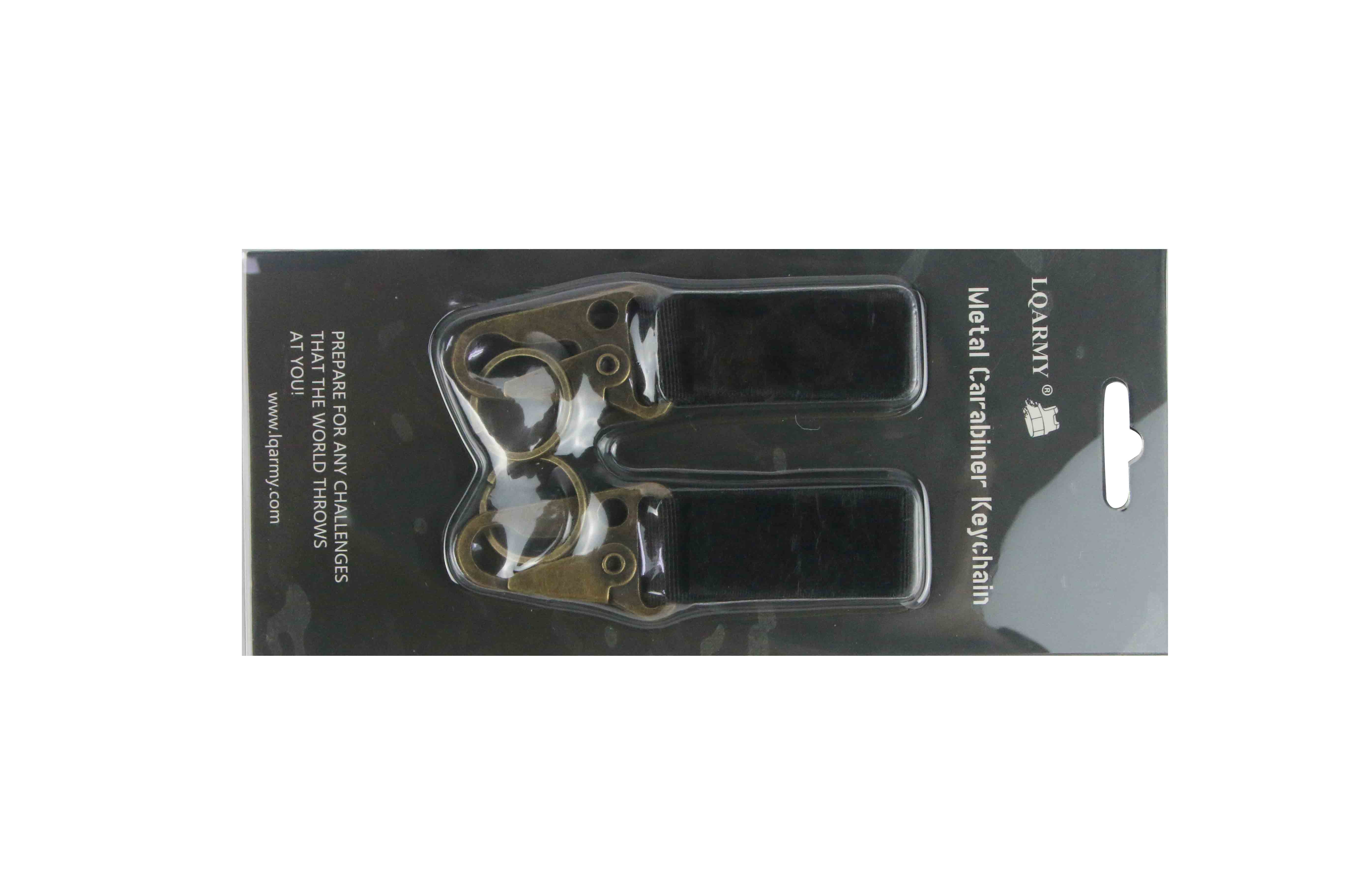 Tactical Key Ring Chain Gear Clip Utility Hanger Keychain,2 Pack