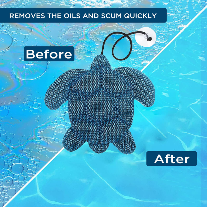 Hot Tub Cleaning Sponge - Foam Sponge Scum Absorber, Reusable Cleaning Sponge for Pool, Spa or Hot Tub to Collect Dirt, Remove Grime and Oil