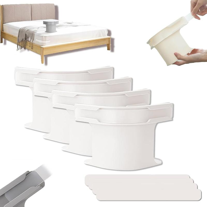 Lock Sheet Holders Set Heavy Duty Bed Sheet Holders with Fitted Sheet Straps Keep Sheets Firm Tight Corner Fitted for All Mattress Sizes Easy One Time Installation