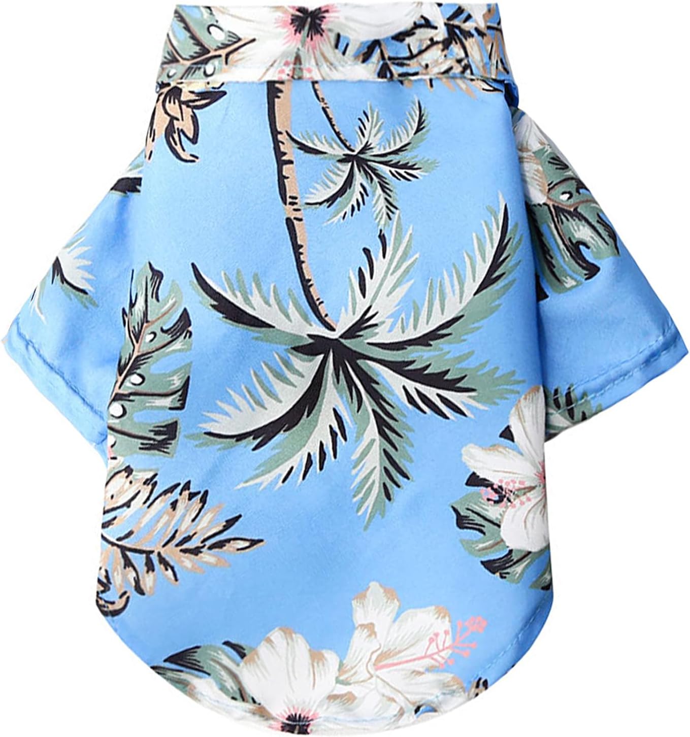 Dog Shirt Hawaii Style Pets Printed Polo Clothes Breathable for Puppy X2002