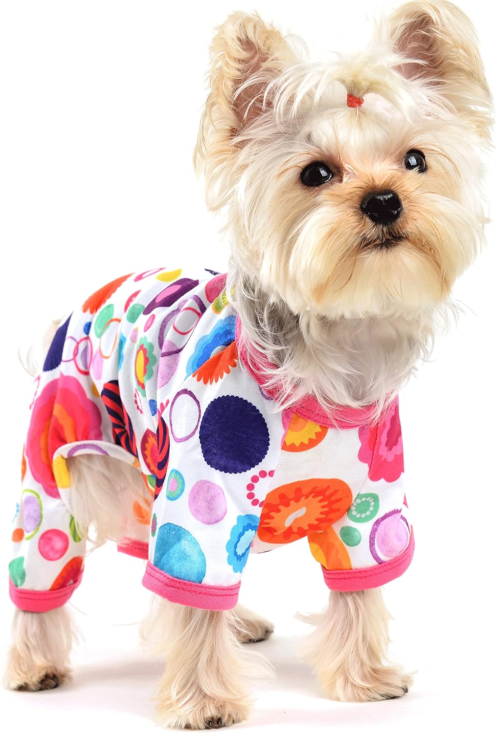 Dog Jumpsuit Cute Fruit Puppy Pajamas Warm Pets Onesie with Feet Outfit