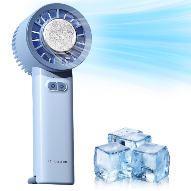 Handheld Cooling Fan, USB Rechargeable 3 speed Low-noise Small Pocket Cooling Fan with Cooling Function, Outdoor Travel Portable Fan, Women's Gift