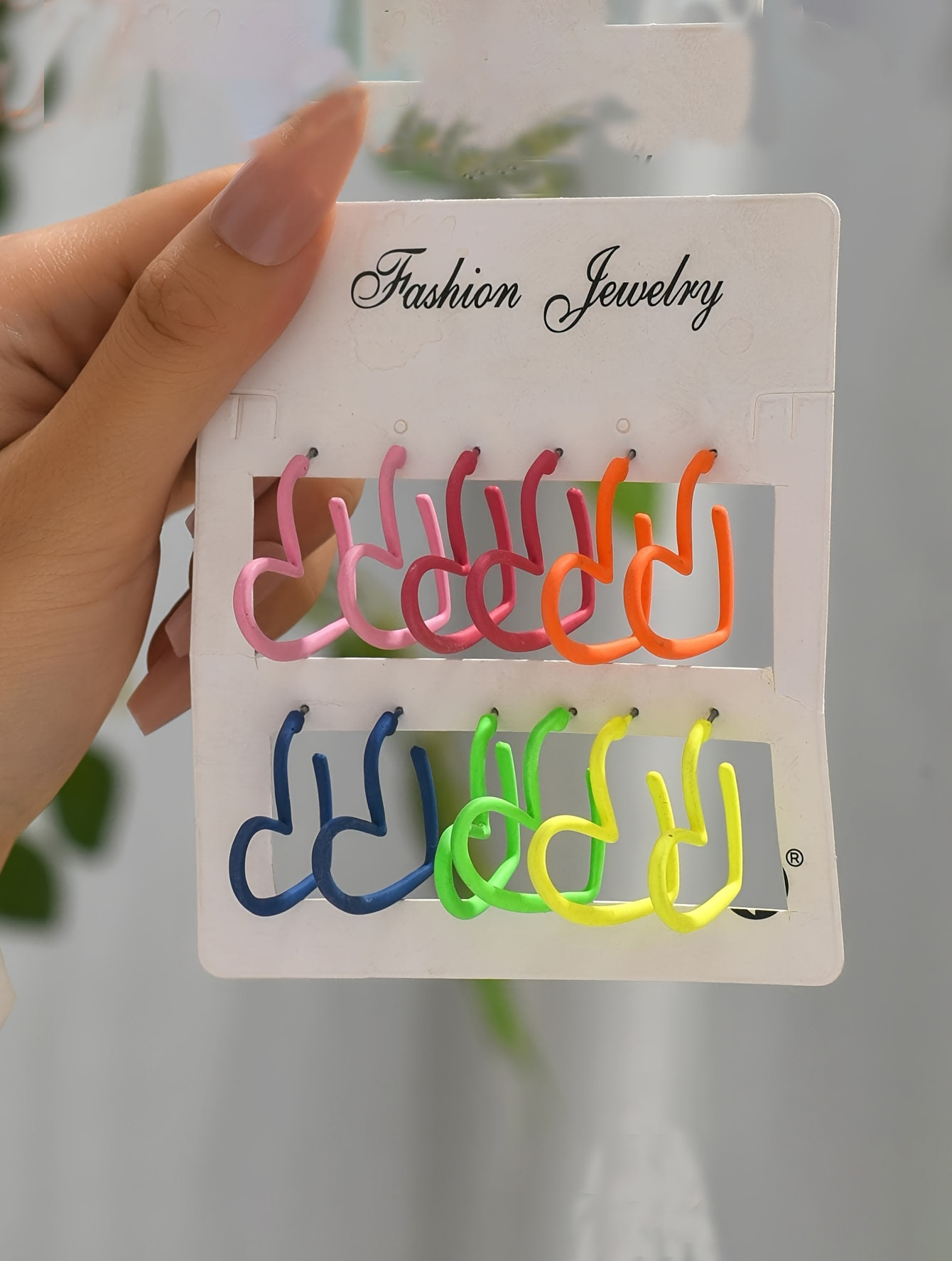 "Lxalry EcoPrism Recycled Iron Earrings, Hypoallergenic Rainbow Jewelry Set, Sustainable Gift for Everyday Minimalism to Party Glamour "
