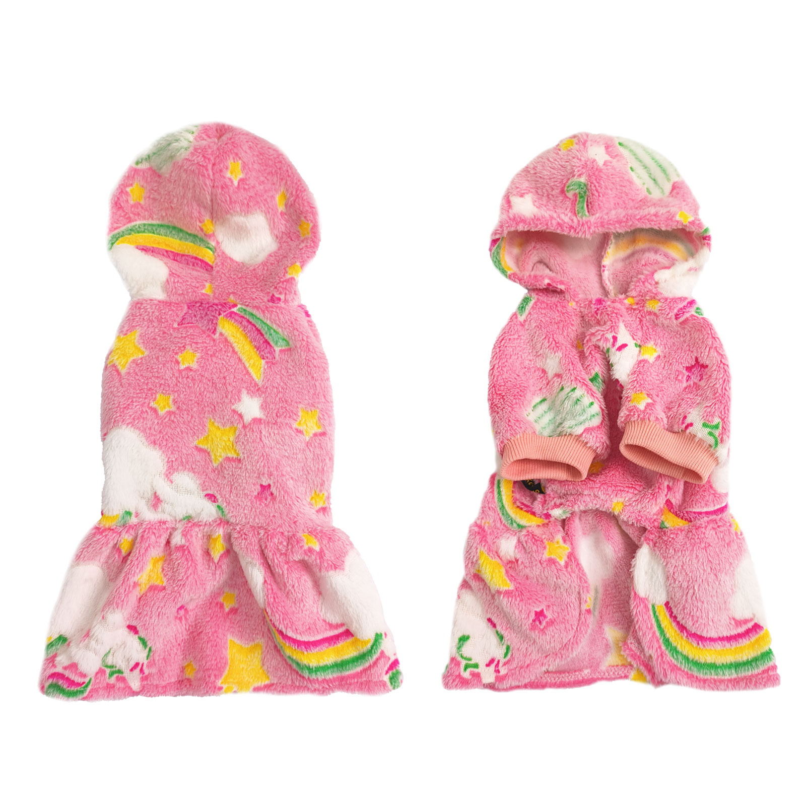 Warm Winter Dog Skirt Soft Velvet Puppy Clothes Reflective Breathable D2009