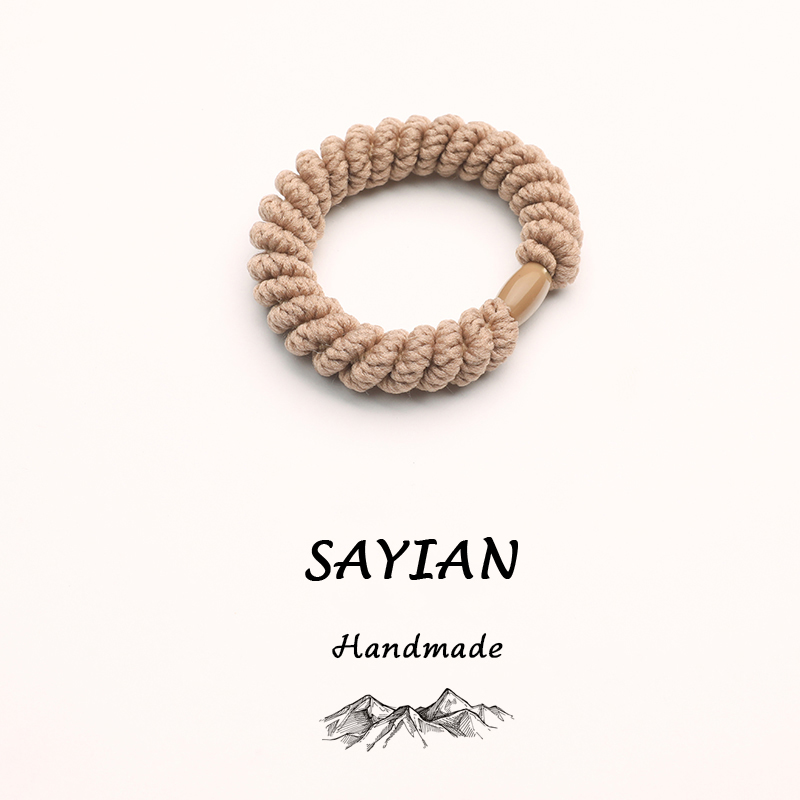 "6 pcs Elegant Furry Striped weaving Scrunchies - Soft, Stretchy, and Detachable Hair Ties for Ponytails, Fluffy Hair Elastics, Spiral Hair Ring, and Cute Hair Accessories - Perfect for Girls and Women "