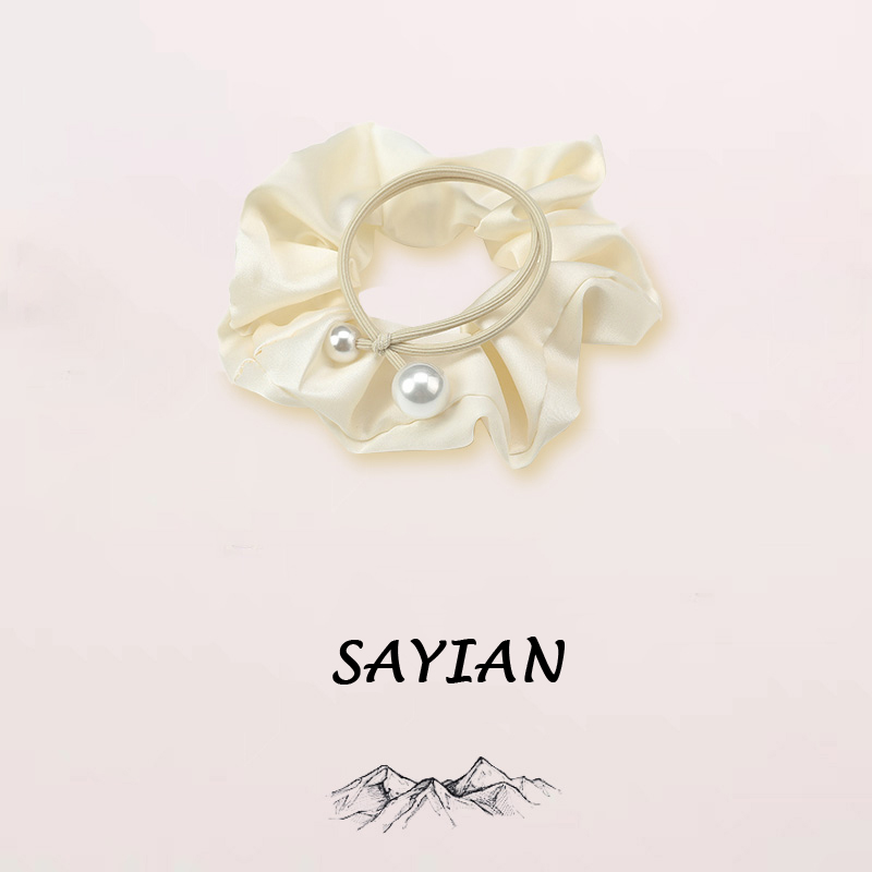 "4 Pcs/Set Adorable Scrunchies - Soft, Stretchy, and Detachable Hair Ties for Ponytails, Fluffy Hair Elastics, Spiral Hair Ring, and Cute Hair Accessories - Perfect for Girls and Women "