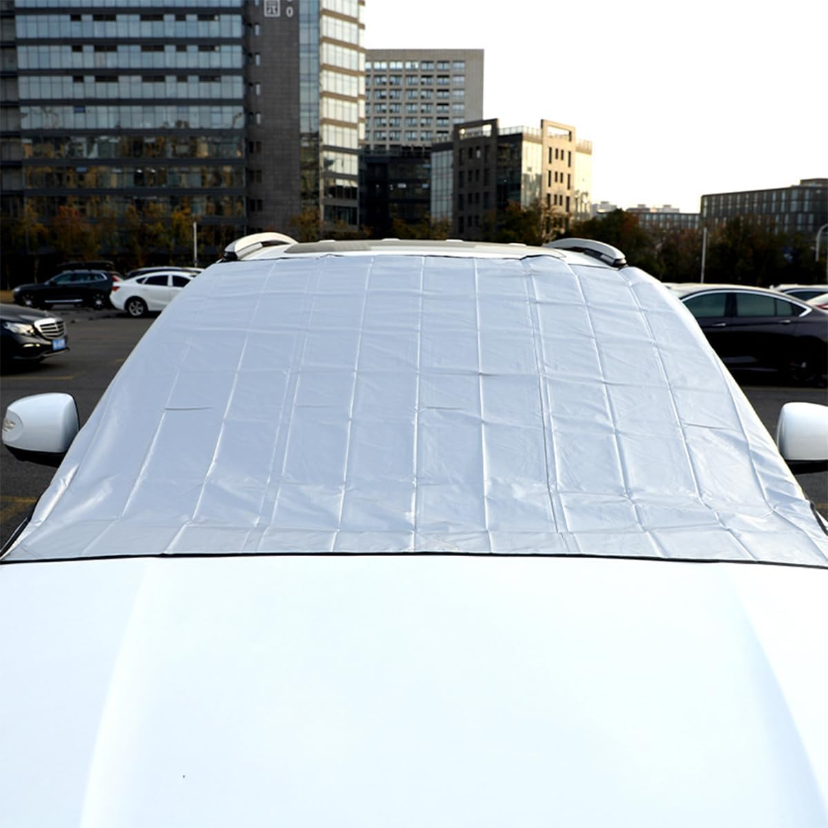 215*92 cm Snow Proof Car Cover Ice Shade Car Foldable Windshield Sun Shade Snow Cover Automotive Ext