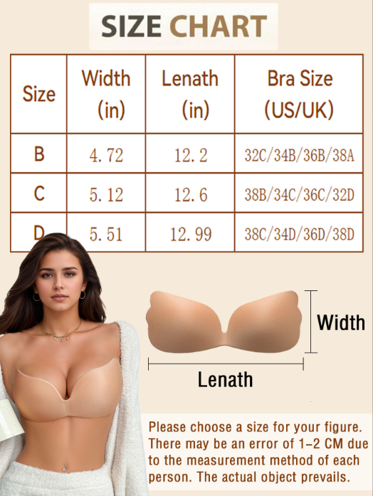 Invisible Silicone Strapless Bra Nipple Stickers Fabric One-Piece Seamless Sticky Bra Wedding Dress Bridal