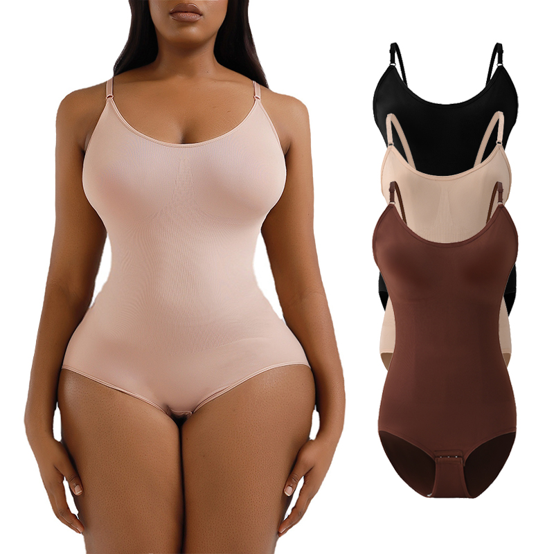 Slttsrn Saemless Covered Bust Jumpsuit Thong Bodysuit Fit Womenswear Cheeky short skirts Pretty girls set Tummy control dresses Sculpt touch waist trainer Comfort Fabric Revealing Clothing