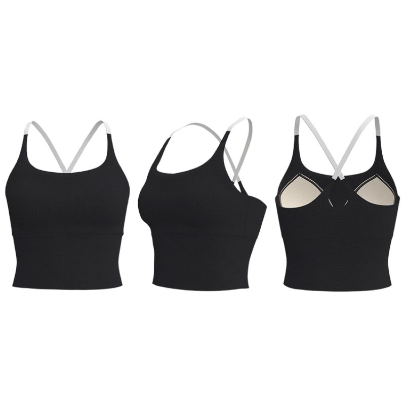 JYMB005 Yoga Clothes Skin-friendly Breathable Slim Fit High Elasticity Comfort No Feeling Sports Shockproof Yoga Fitness