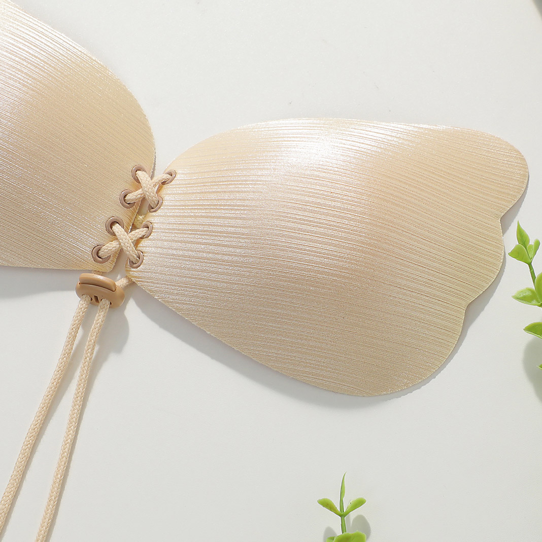 Viomisha 1 PCS Women Sticky Bra Backless Strapless Bra Push Up Breathable Underwear Adhesive Invisible Lift Up Bras