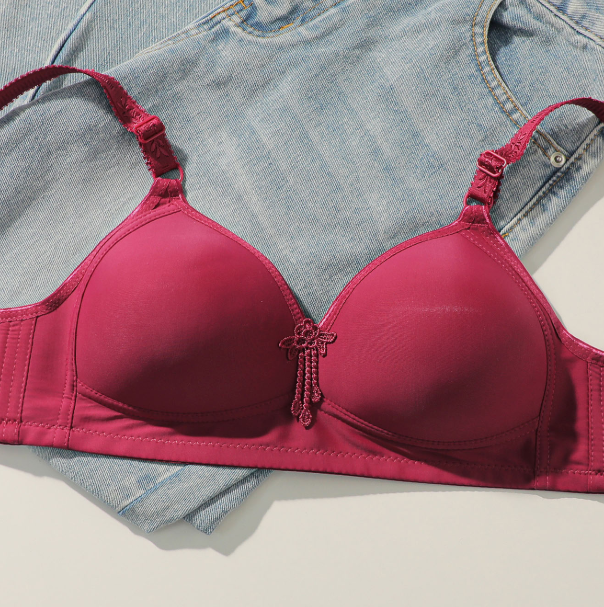 2PCS Full Coverage Seamless Bras No-Wire Bra Comfortable Breathable Nursing Bras For Women Thin Lightweight Lift And Smoothing Seamless Bras For Daily Wear.