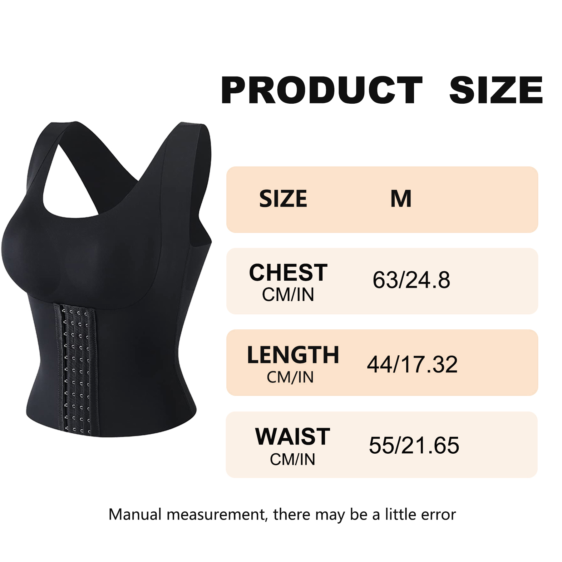 ARITAUM 1 Pack Waist training Women with breast pads Waist corset sports belt Hourglass body shaper adjustable size