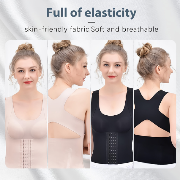 ARITAUM 1 Pack Waist training Women with breast pads Waist corset sports belt Hourglass body shaper adjustable size