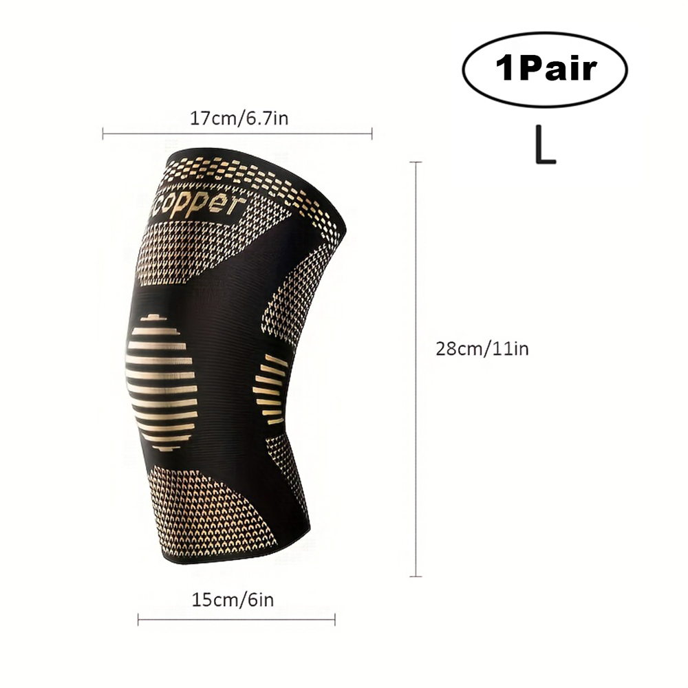 ARITAUM Copper Compression Knee Brace for Women &amp; Men - 2 Pack Knee Brace for Women Running Knee Protection, Knee Support Compression Sleeve, Workout Sports Knee Braces
