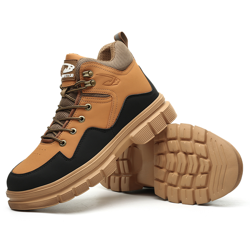 Hiking boots Plus Size Men's Classic Steel Toe & Puncture Proof Safety Shoes Comfy Non Slip Durable Industrial & Constructional Footwear