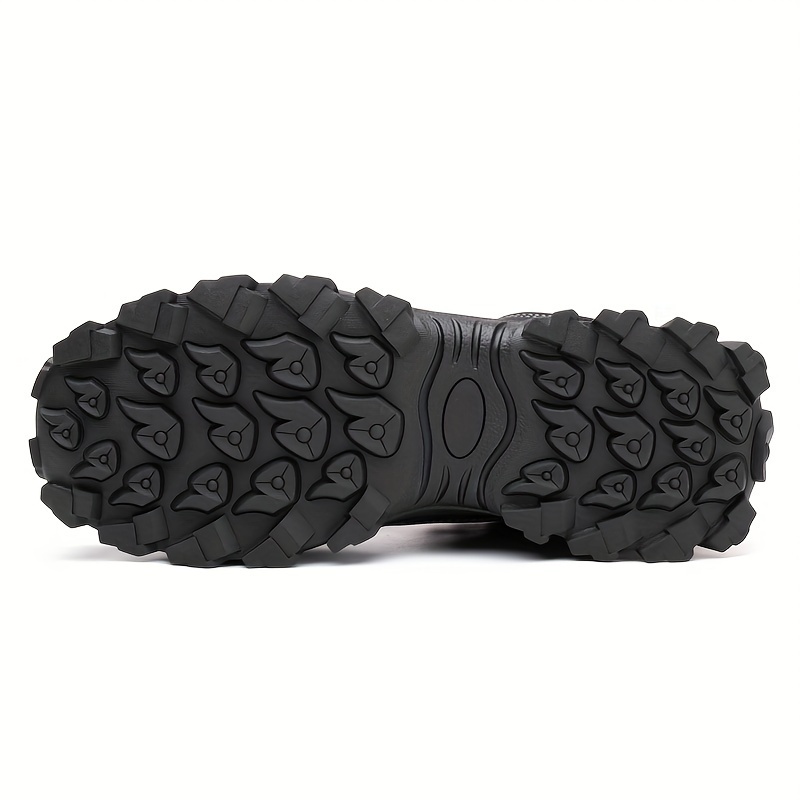 Men's High Top Safety Sneakers - Steel Toe, Lace-Up, Comfortable for All Seasons & Work