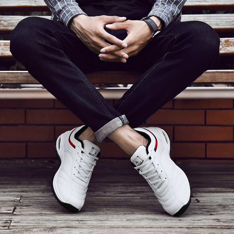 2025 four seasons New Fashion All-Match Men's Sports Casual Shoes Fabric Breathable Small White Shoes Fashion Casual Shoes