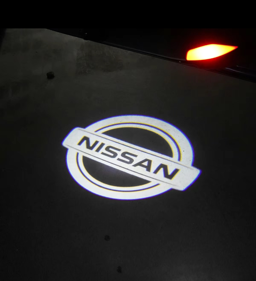 2Pcs LED Car Door Welcome LightHD Projector Lamp Accessories For Honda Civic Fit Accord City Vezel CR-V S660 Odyssey HR-V