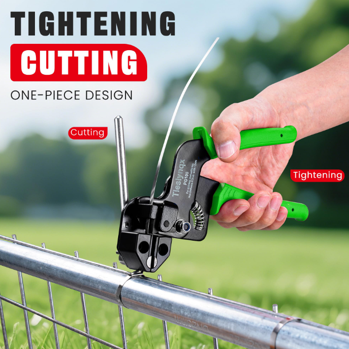 Cable Tie Gun Kit, Specialized Tool For Tightening And Cutting Stainless Steel Cable Ties, Comes With 150 Pieces Of Uv-Resistant Heavy-Duty Metal zip Ties And Industrial Scissors.