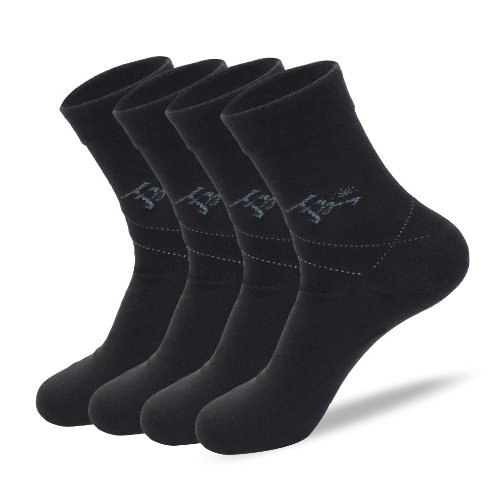 A pair of oblique dot cross pattern boys' spring and summer mid-tube socks, versatile campus style fashion sports socks(Twelve pairs)