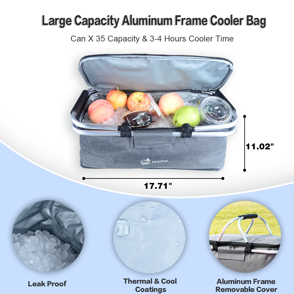 Collapsible Wagon Heavy Duty Folding Wagon Cart Full Grey