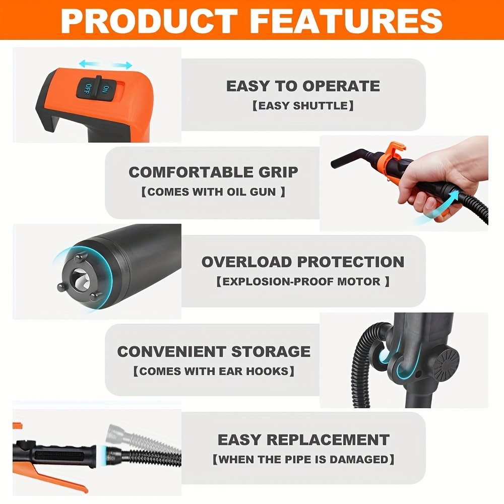 Portable Power Battery Pump For Liquid Fuel/Water Transfer, 2.2 Gallons Per Minute, Suitable For Various Models - Check Product Details