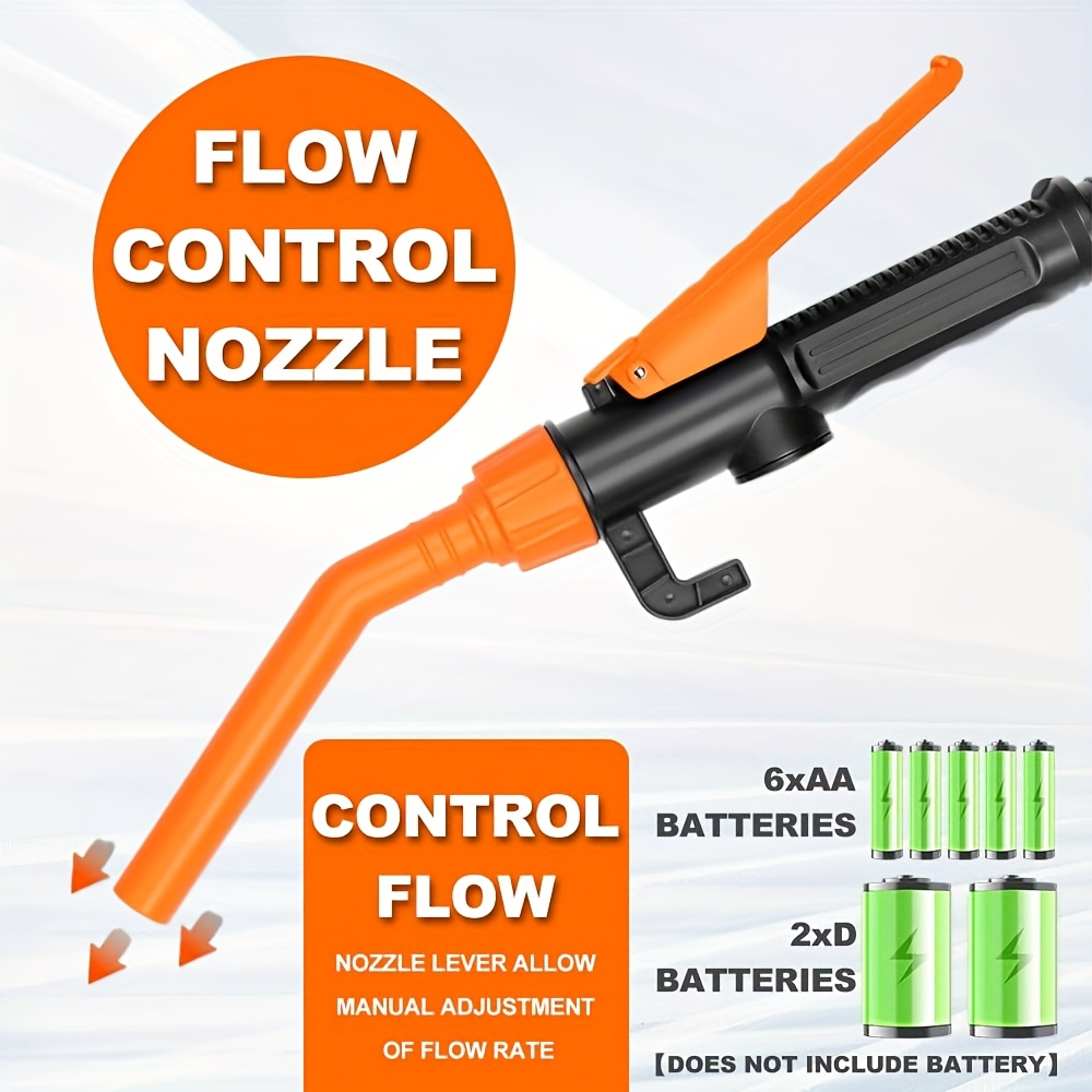 Portable Power Battery Pump For Liquid Fuel/Water Transfer, 2.2 Gallons Per Minute, Suitable For Various Models - Check Product Details