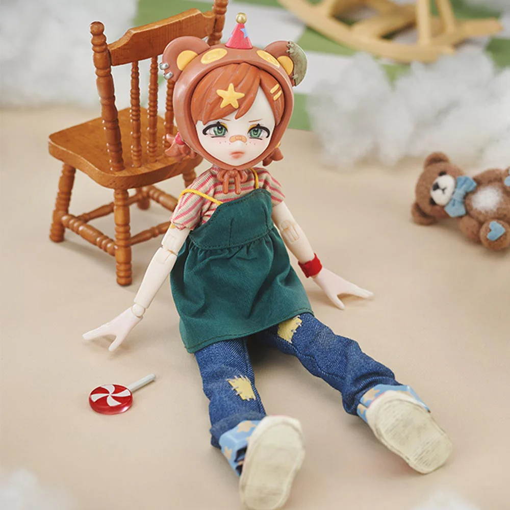 Eve Lynna Series Dream Paradise MJD Blind Box, Cute 18cm Ball Jointed Doll Dress Up Doll with Joints, Collection BJD Dolls Action Figure Toys Halloween Gift for Girls Boys