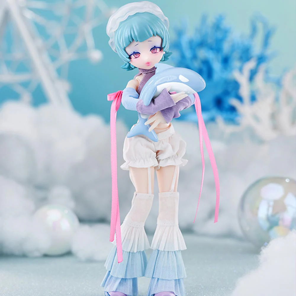 Eve Lynna Series Dream Paradise MJD Blind Box, Cute 18cm Ball Jointed Doll Dress Up Doll with Joints, Collection BJD Dolls Action Figure Toys Halloween Gift for Girls Boys