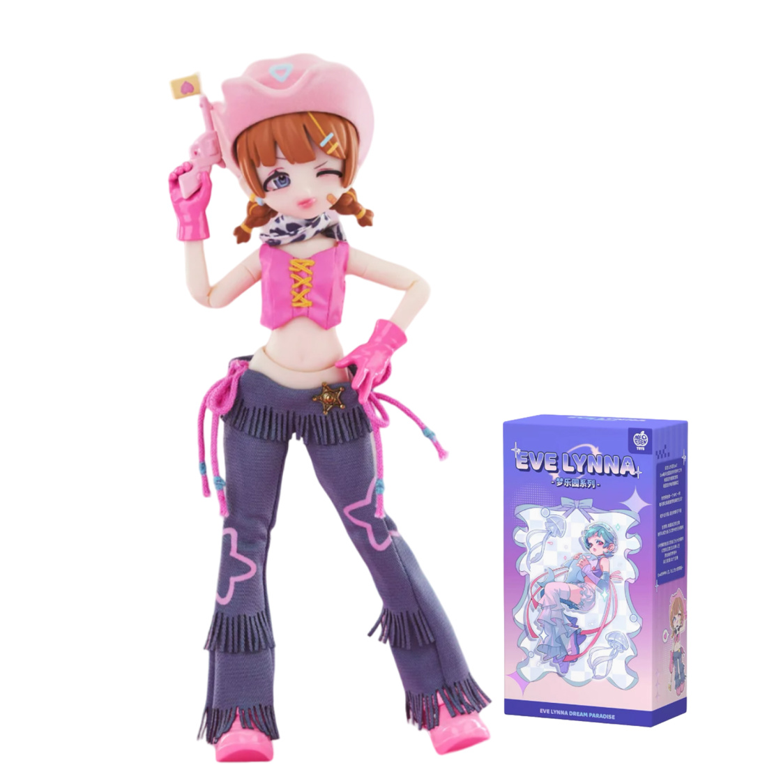 Eve Lynna Series Dream Paradise MJD Blind Box, Cute 18cm Ball Jointed Doll Dress Up Doll with Joints, Collection BJD Dolls Action Figure Toys Halloween Gift for Girls Boys
