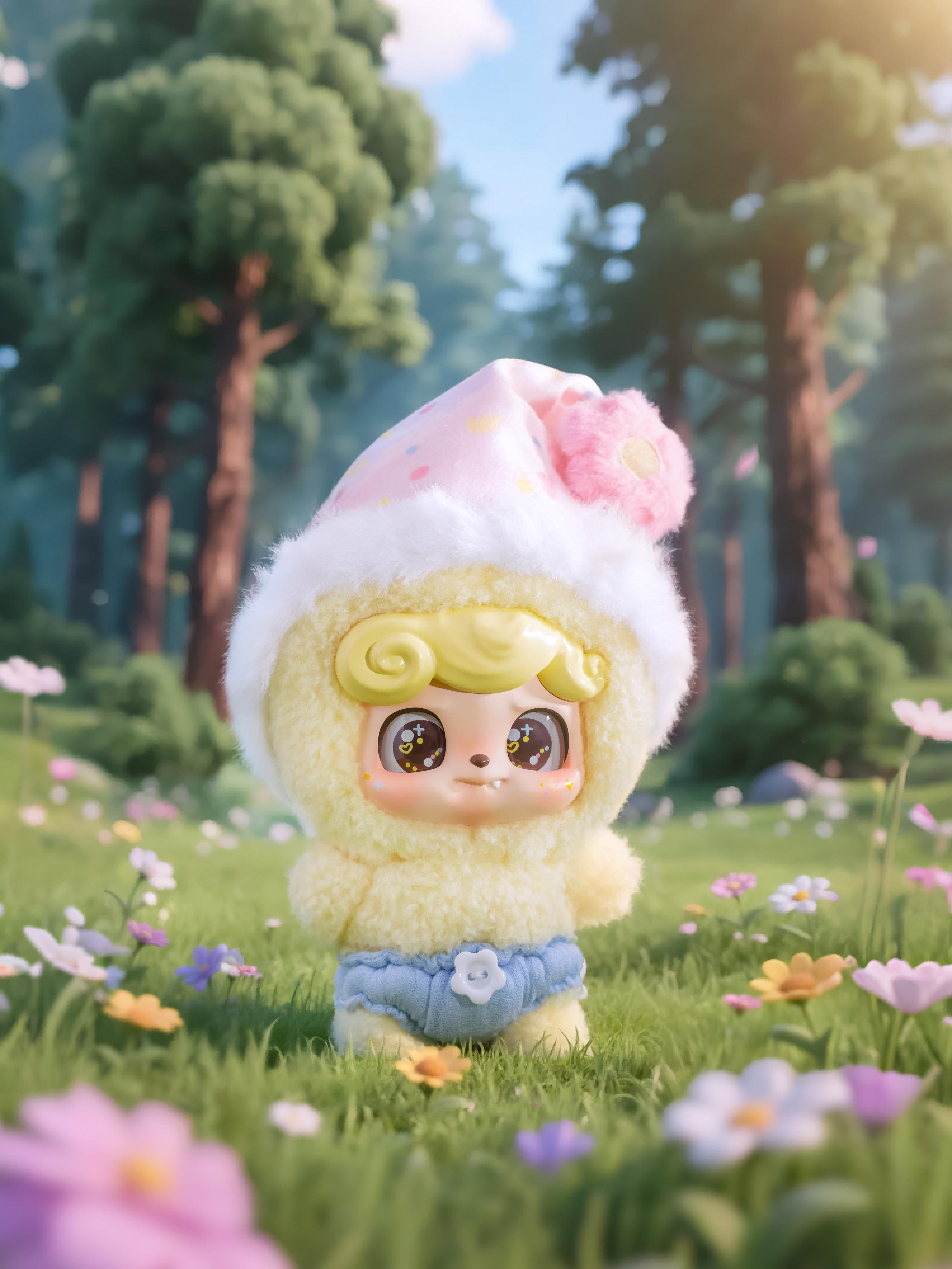 Q.Kid Fairy Tales Series Plush Blind Box, Cute Stuffed Blind Box Doll Kawaii Mystery Plush Toys Collectible Birthday Christmas Gifts for Girls 1pc