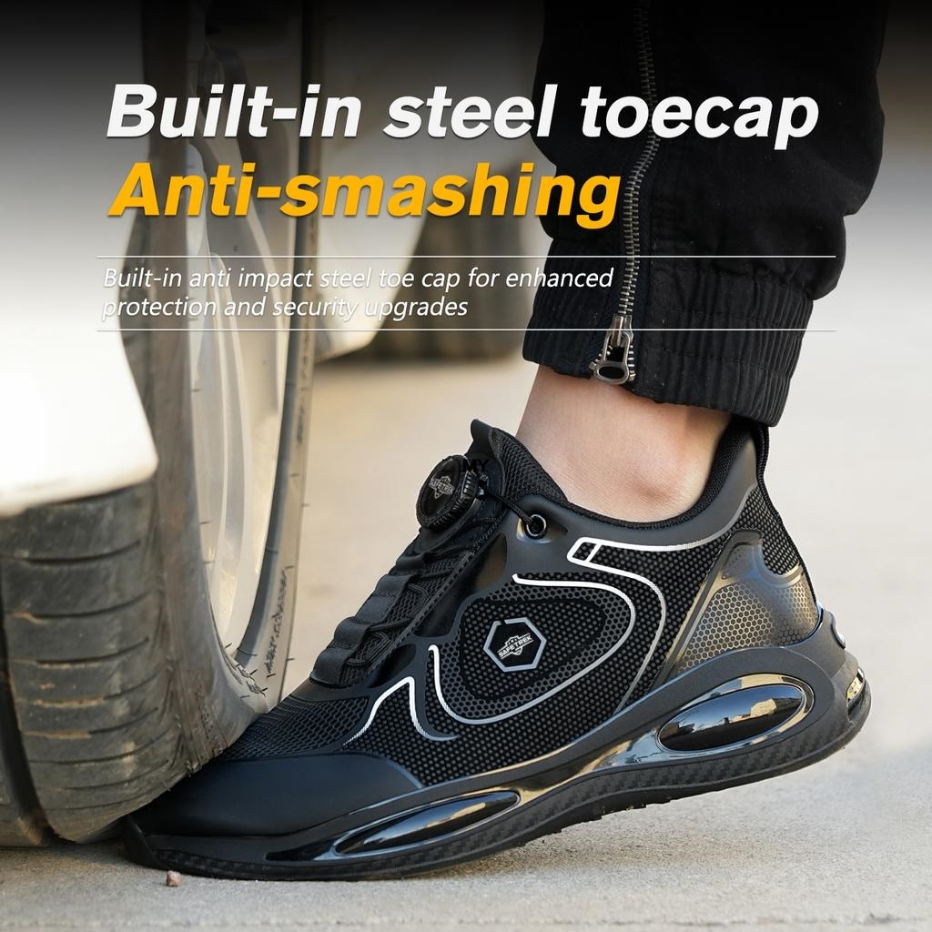 Men's Casual Shoes - Comfortable Lightweight Loafers Safety Footwear