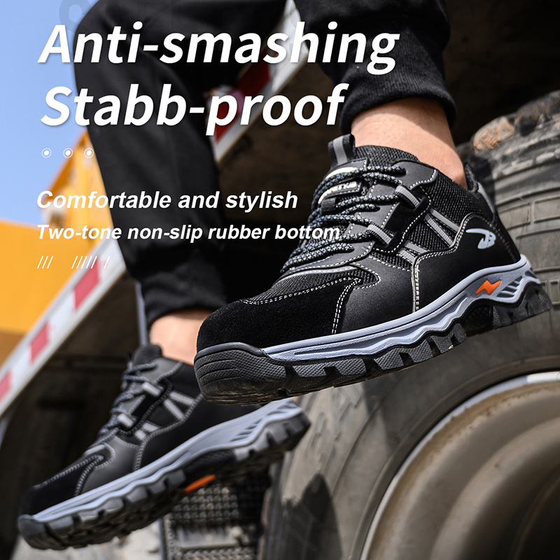 Steel Toe Shoes for Men Composite Shoes for Men Work for Women Safety Steel Toe Sneakers Lightweight Comfortable for Roofing Indestructible Steel Toe Tennis Shoes