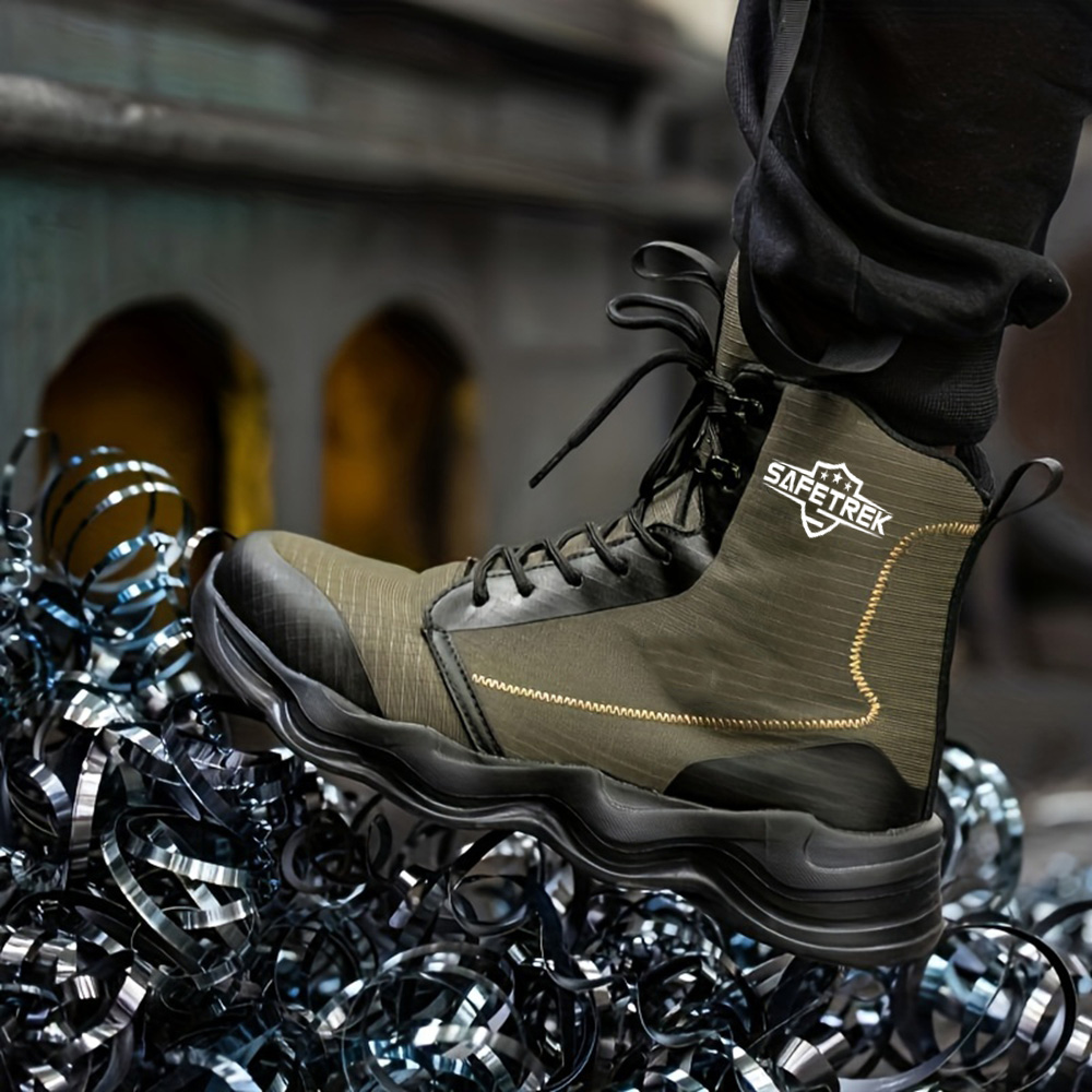 Steel Toe Work Shoes for Men Women Lightweight Comfortable Industrial & Construction Safety Lightweight Footwear