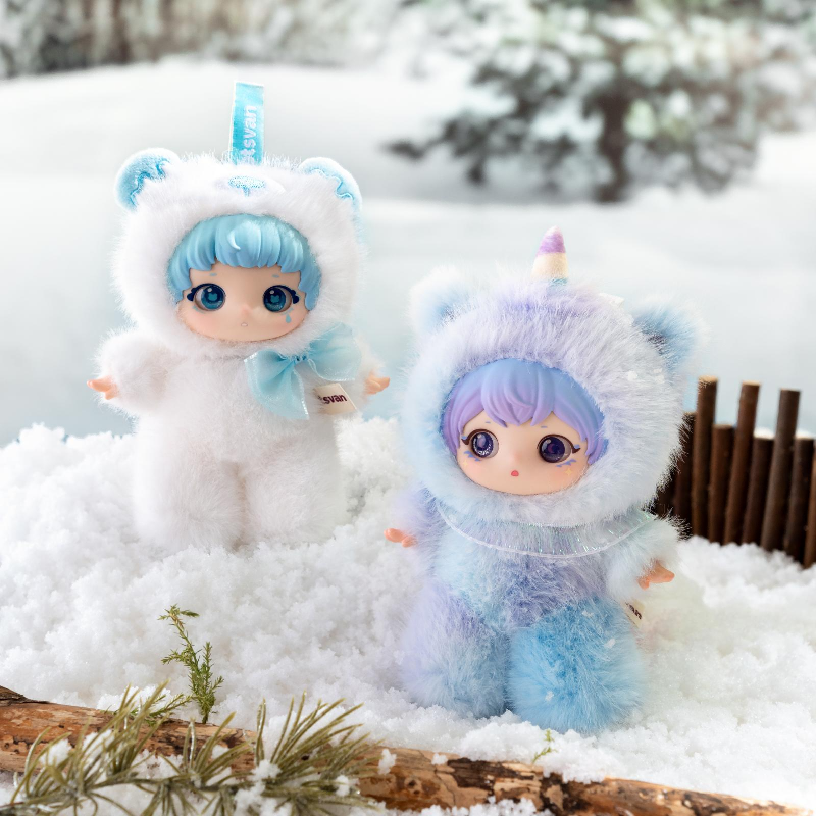Ziyuli Animal Party Series Plush Blind Box, Cute Stuffed Blind Box Doll Kawaii Mystery Plush Toys Collectible for Birthday Gift 1pc