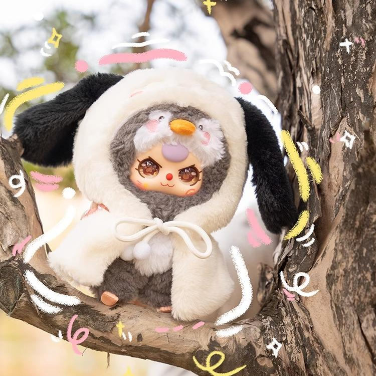 Baby Three I’m not a warrior Plush Doll Blind Box, Cute Mystery Plush Toys Stuffed Doll Collectible for Birthday Gift 1pc