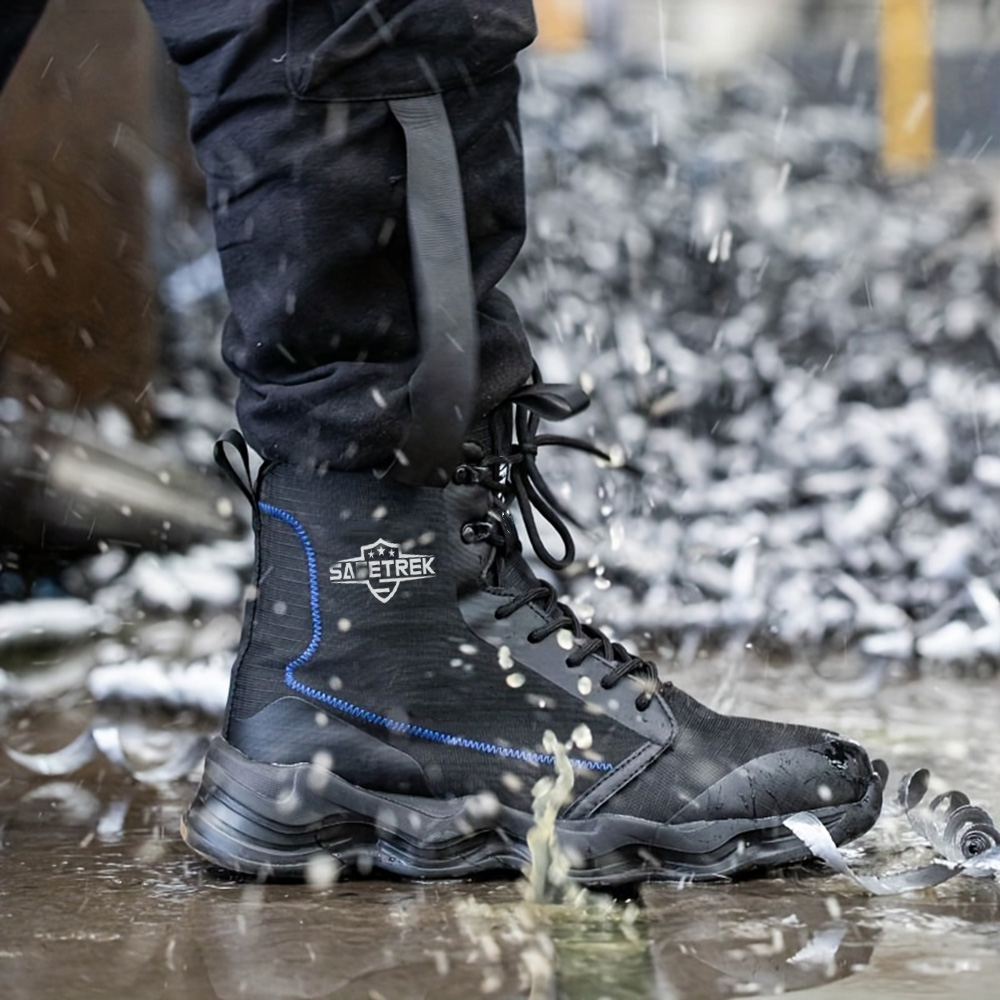 Steel Toe Work Shoes for Men Women Lightweight Comfortable Industrial & Construction Safety Lightweight Footwear