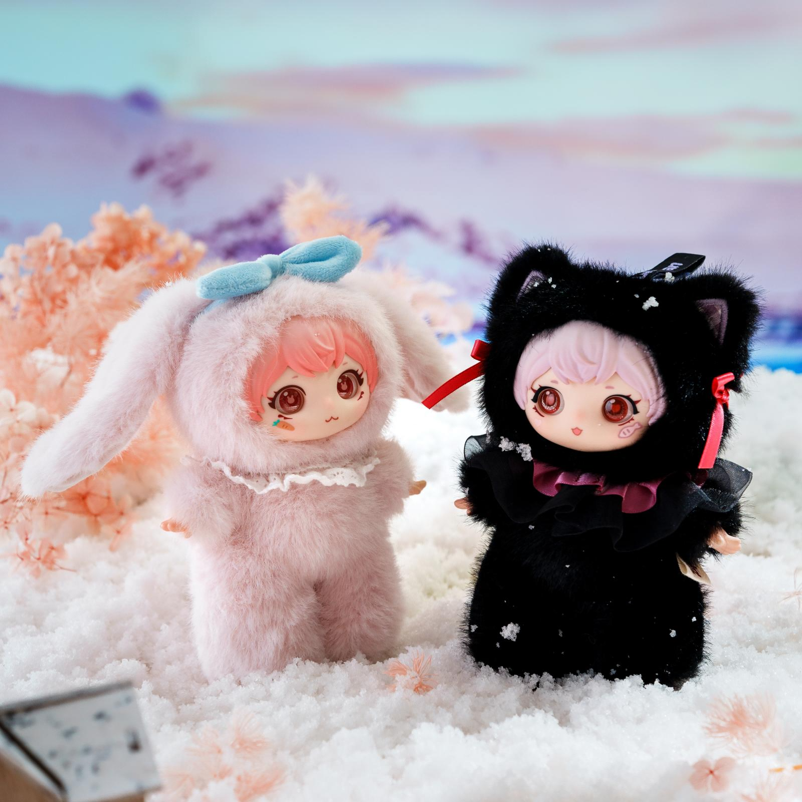 Ziyuli Animal Party Series Plush Blind Box, Cute Stuffed Blind Box Doll Kawaii Mystery Plush Toys Collectible for Birthday Gift 1pc